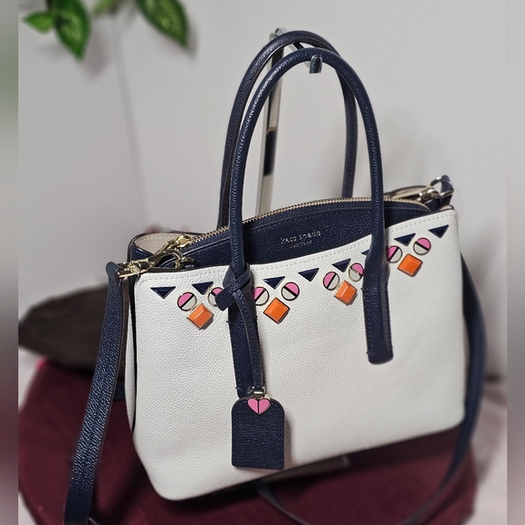 Like New, Kate Spade Margaux Jeweled Leather /Dust bag.. Retail Price $358 - Picture 17 of 17